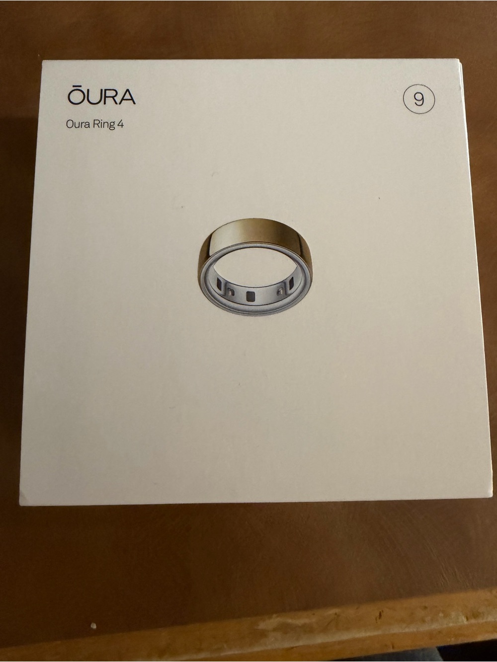 Oura Ring 4 - Gold Smart Ring- size 9
